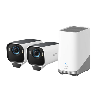 EufyCam S3 Pro 4K (2 Camera Kit) -Black+White