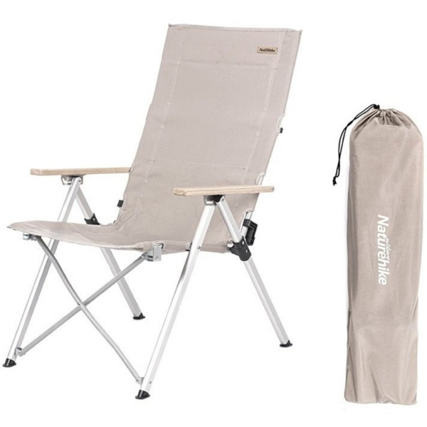 Naturehike Aluminum alloy folding lying Chair - Khaki