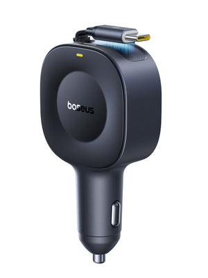 بيسوس PrimeTrip VR2 30W مع منفذ Type-C + Type-C قابل للسحب – أسود