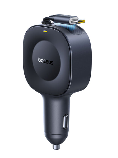 Baseus PrimeTrip VR2 30W with Retractable Type-C + Type-C Port - Cosmic Black