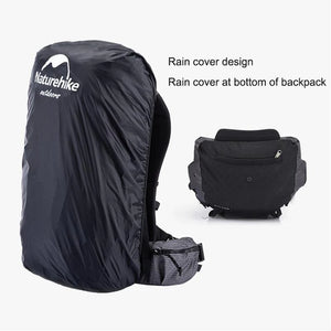 Naturehike Rock 40L+5L hiking backpack 40+5L - Black