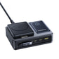 Baseus NOM5-in-1 Desktop Charger 3C+U 140W EU Qi2 Wireless Charging+Retractable Cable+Digital Display Cosmic Black