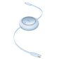 Baseus Free2Pull Mini Retractable Charging Cable USB-C to USB-C 100W 1.5m Galaxy Blue