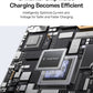 Baseus Bright Mirror Series One-for-two Fast Charging Data Cable Type-C to C+C 100W 1m Cluster Black