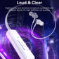 Baseus Encok CZ11 Wired Earphones - Moon White