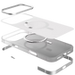 Levelo Opulis MagSafe Frosted Case for iPhone 17 Pro Max-Silverstone