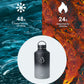 Buzio Trio Series Water Bottle with 3 Lids and Sleev 1.9L - Shadow