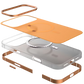 Levelo Opulis MagSafe Frosted Case for iPhone 17 Pro Max -Orange