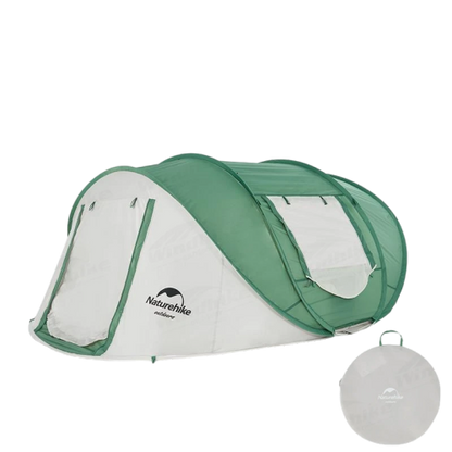 Naturehike 3-4 hand pop up automatic tent - Green&Grey