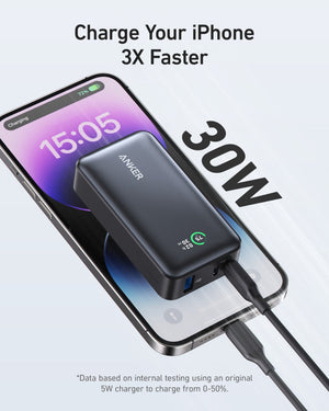 Anker 533 Power Bank (PowerCore 30W ) 10000 PD -Black