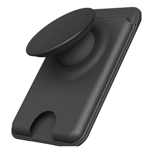 جراب Sinjimoru M-Tap Tok Grip Wallet - أسود