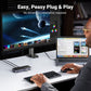 UGREEN CM662 USB 3.0 Switch 2-in-4 Switch + 2x USB-A Cable - Black