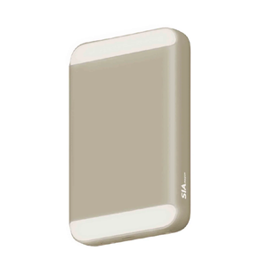 SIA MagOn Magnetic Power Bank PD 20W-Wireless Charging 15W With LED Light 8000Mah - Beige
