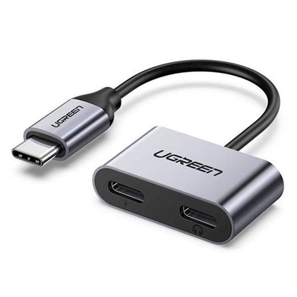 Ugreen 2-in-1 USB-C to Headphone & Charger Audio Adapter