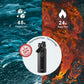 Buzio Duet Series Water Bottle with 2 Lids and Sleeve 650ML - Black