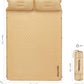 Naturehike D02- Double man spliced sleeping mat with pillow - Natural Yellow