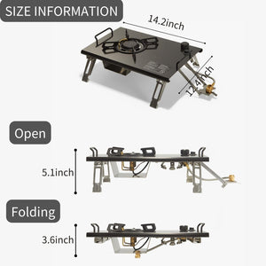 Naturehike G01 tabletop Folding Single Head Gas Furnace - Black