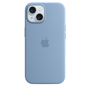 Apple iPhone 15 Silicone Case with MagSafe - Winter Blue