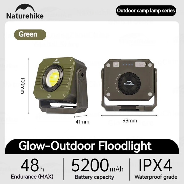 مصباح عمل خارجي مضيء من Naturehike - أخضر