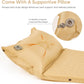 Naturehike D02- Double man spliced sleeping mat with pillow - Natural Yellow