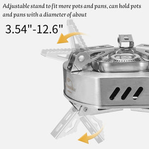 Naturehike High Power Folding Gas Stove - Silver
