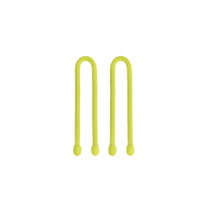 Nite Ize Gear Tie Reusable Rubber Twist Tie 6 in [2-Pack] Neon Yellow