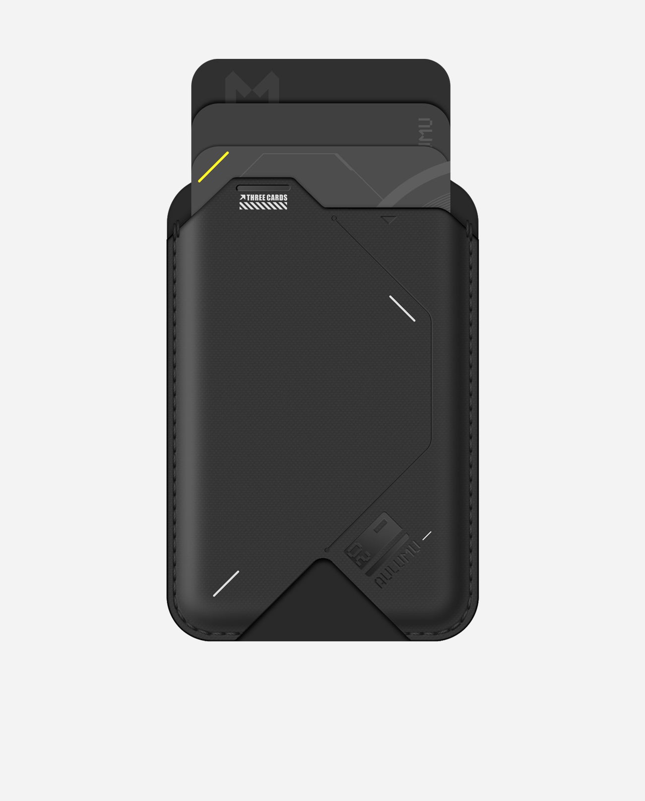 الومو محفظة مغناطيسية قابلة للطي مع حامل G02 - أسود