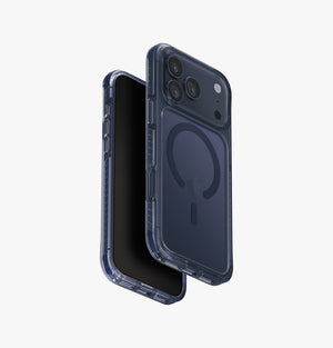 Uniq Hybrid Iphone 17 Pro Max (2025) 6.9 Magclick Charging Combat - Navy Blue