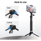Telesin Third Generation Aluminium Alloy Stowaway Tripod