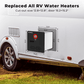 CAMPLUX Classic 65,000 BTU RV Tankless Water Heater 2.64GPM - White