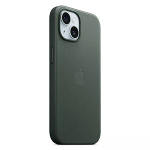 Apple iPhone 15 FineWoven Case with MagSafe - Evergreen