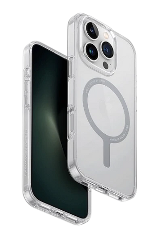 Uniq Hybrid Iphone 16 Pro Max Magclick Charging Clario (Eco) - Lucent Clear