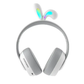 Soundtec By Porodo Kids Wireless Headphone Rabbit Ears LED Lights - Gray