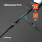 Porodo Lightning Connector Audio & Charge Adapter(0.12m)
