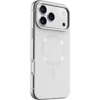 Levelo Opulis MagSafe Frosted Case for iPhone 17 Pro Max-Silverstone