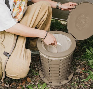 Naturehike Outdoor Folding Portable Toilet - Khaki