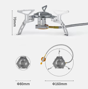 Naturehike 2021 folding camping stove - Silver