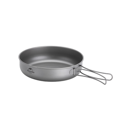 Naturehike TJP01 Outdoor Ti frying pan-9H (174MM) - Ti Color