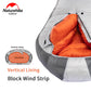 Naturehike Arxtic colding series mummy goosedown sleeping Bag filling 1000G - Silver