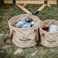 Naturehike foldable round bucket 20L - Light Brown