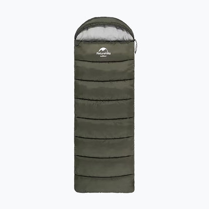 Naturehike U series envelope sleeping Bag with hood U350 - Green