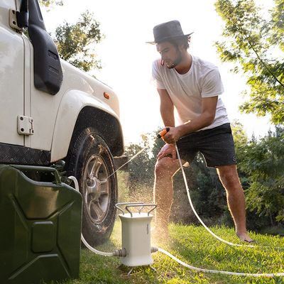 Naturehike Outdoor Vehicle Mounted Shower - Beige
