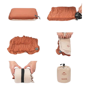 Naturehike 3D Comfortable Silent Foam Pillow - Apricot