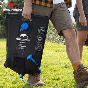 Naturehike Dawn Bath Outdoor Solar Shower - Black