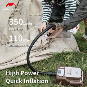 Naturehike outdoor inflatable pump - Brown