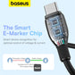 Baseus Pudding Series Fast Charging Cable With High-Speed Data Transmission Type-C to Type-C 100W 5A 1.2M - Black