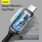 Baseus LED Display Fast Charging Data Cable Type-C to Type-C 100W 5A 2M - Black