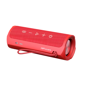 HiFuture Ripple Waterproof Bluetooth Speaker-Red