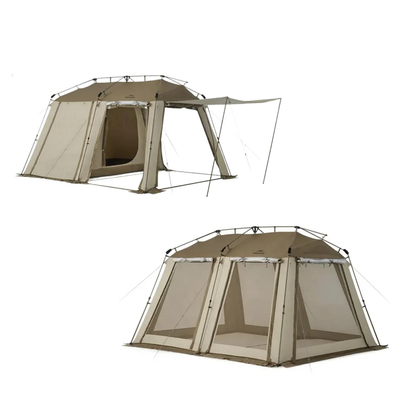 Naturehike Village 13 Quick-Opening Tent Upgraded 365*305*215 - Brown