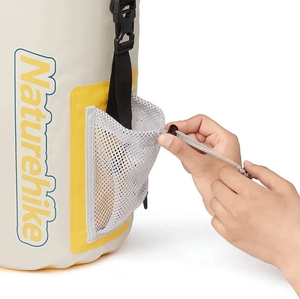 حقيبة ظهر نيتشرهايك المقاومة للماء سعة 15 لتر - بيضاء